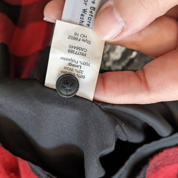 Madewell Black and Red Buffalo Plaid Dress Size XXS - Picture 2 of 11